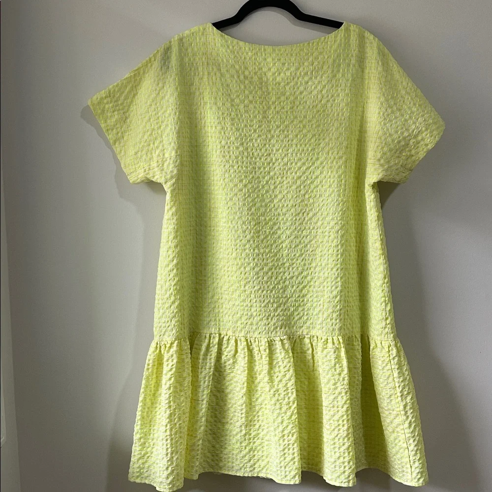 Anthropologie Corey Lynn Calter Mariah Textured Mini Dress Size Medium Coastal - Picture 5 of 9